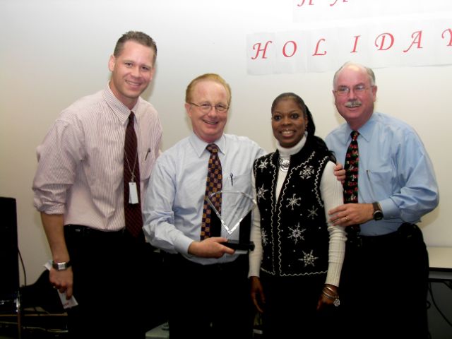 Marcella Harris presented with the new District Clerk’s award