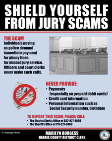 Jury Scam Poster